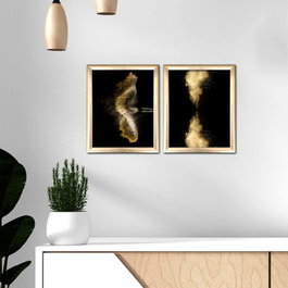 Wallity Cuadros Decorativos Enmarcados 23,5 x 28,5 cm (2 Piezas)